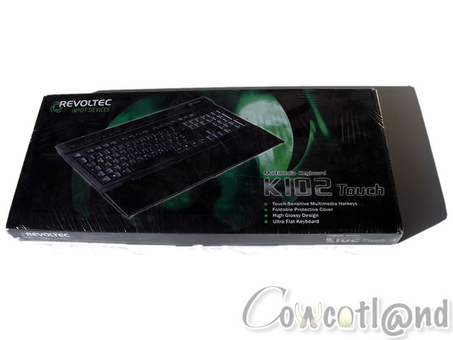 Image 12457, galerie Revoltec K102 Touch, un clavier multimdia tout plat